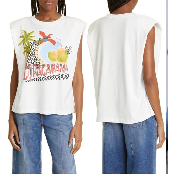 FARM Rio Tops - Farm Rio NEW Natureza Cotton Graphic T